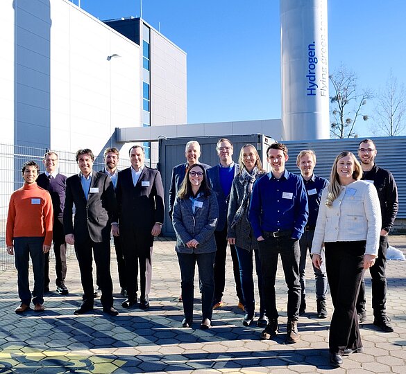 Teilnehmer beim Start des Horizon Europe-Projekts BeBoP Hydrogen 