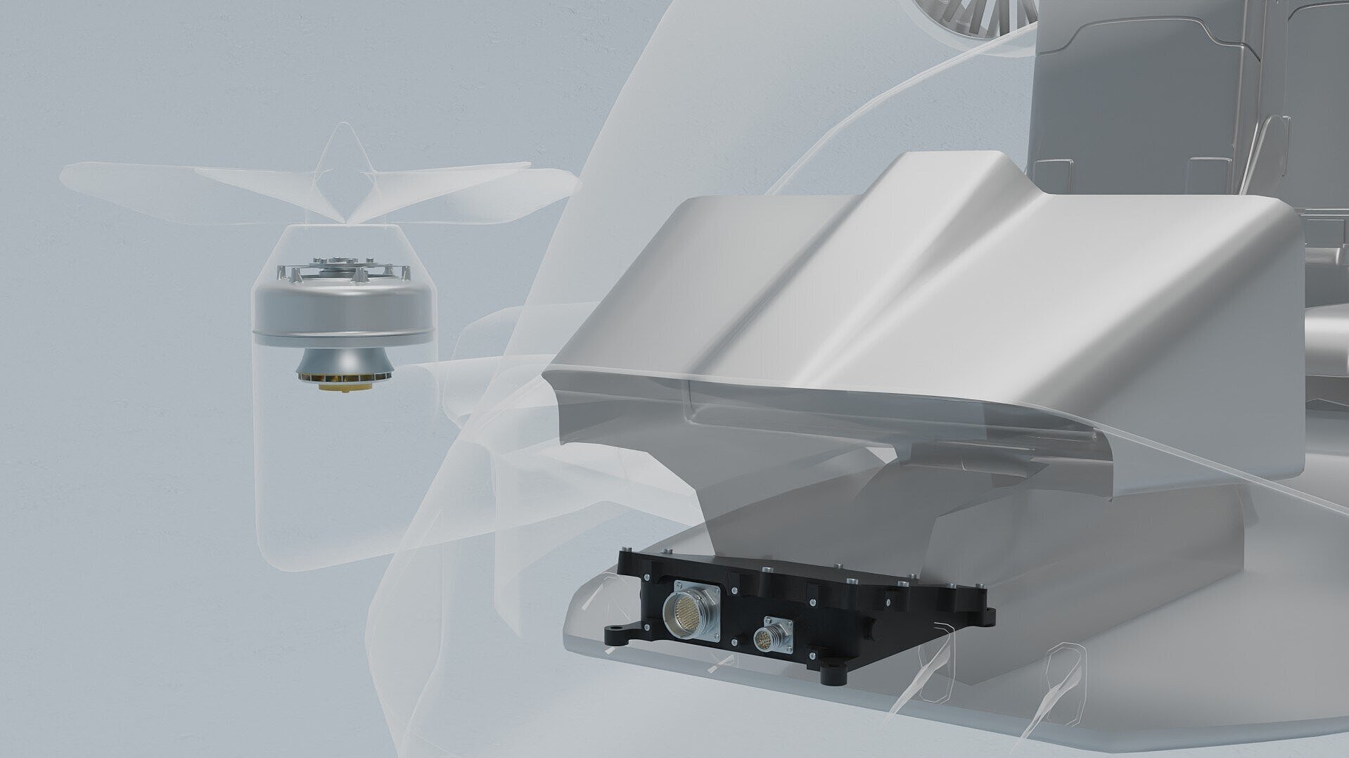 Flight Control Computer von Silver Atena – Avionik-Steuerrechner für die automatische Flugsteuerung im Flugzeug.