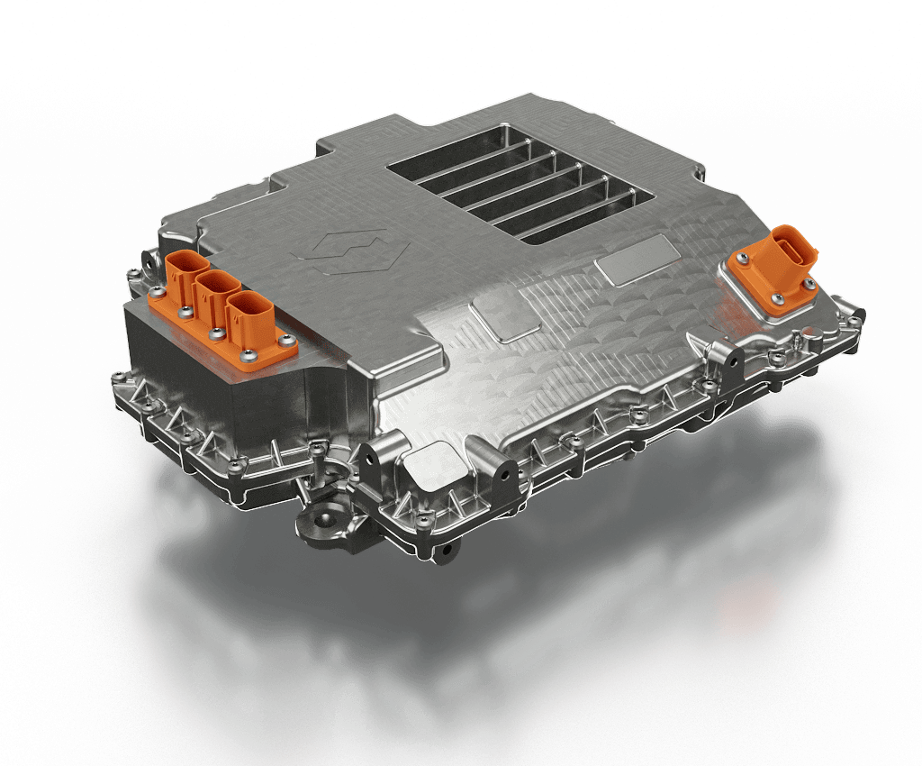 Hochvolt-Traktionsinverter von Silver Atena – effiziente Steuerung für 400-V- und 800-V-Elektroantriebe.